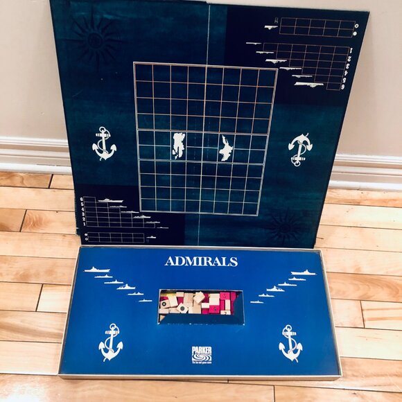 Admirals Strategy Board Game Vintage 1972 Parker Brothers COMPLETE Naval War - Picture 4 of 6